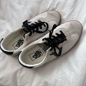 Vans Cream Bouclé Sneaker